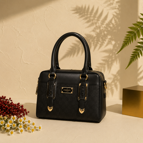 Luxury Black Women's Handbag